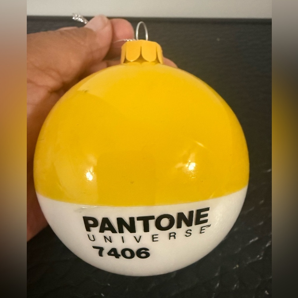 Glass Christmas Ball Pantone Universe 7406
Ornament